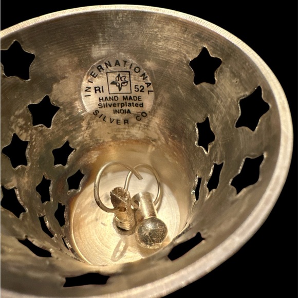 Silver Bell with Red Ribbon - Picture 3 of 3